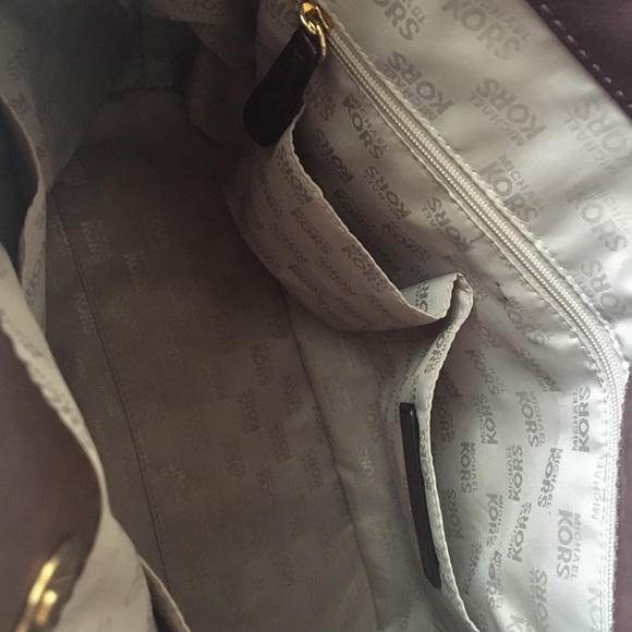 Michael Kors canvas/leather monogram hobo bag - Picture 7 of 9